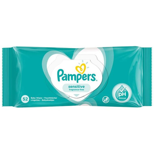 Pampers Sensitive -  Babydoekjes 52st