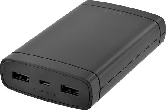 Luxcell - Powerbank Met 2 Poorten Zwart