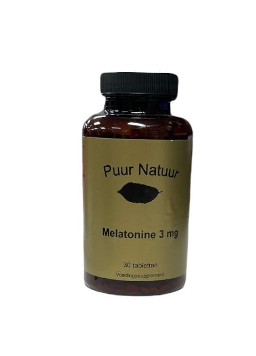 Puur Natuur - Melatonine 3mg 30 Tabletten