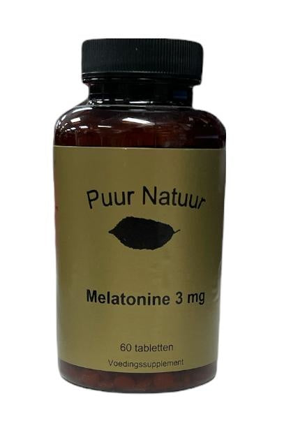 Puur Natuur - Melatonine 3mg 60 Tabletten