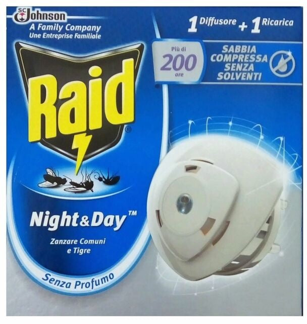 Raid Night & Day Trio Insectenplug - 1 Apparaat + 1 Navulling ...