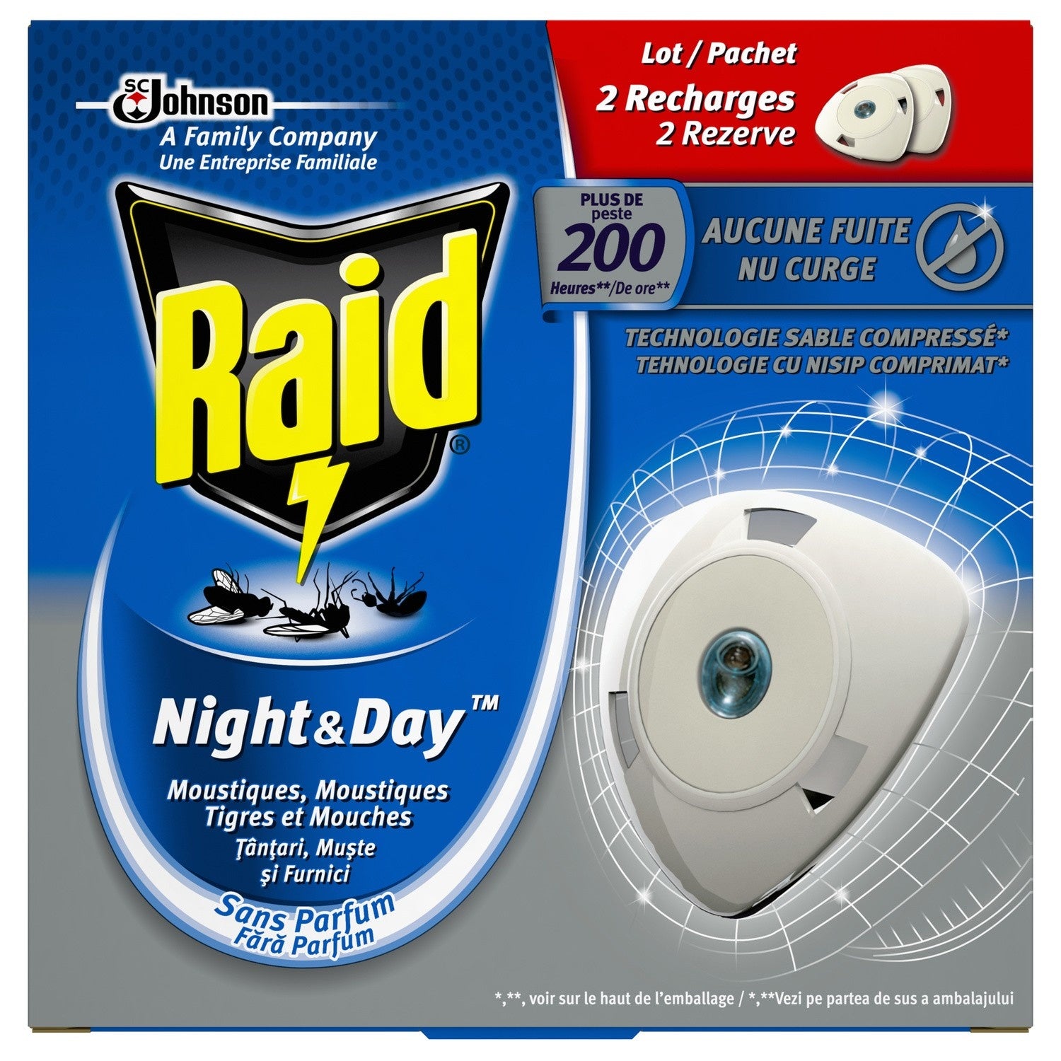 Raid Night & Day - Verdamper 2 Stuks