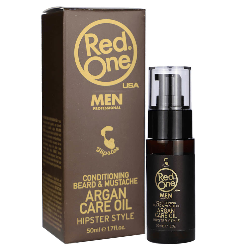 Red One  - Argan Baard & Snorolie 50ml