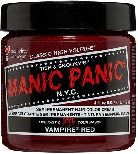 Manic Panic Semi Permanent - Hair Dye  Vampire Red 118ml