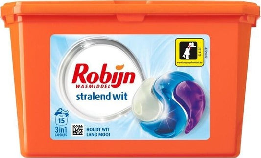 Robijn Capsules 15st Stralend Wit