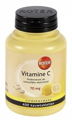 Roter Vitamine C 70mg - Kauwtabletten  400 Stuks