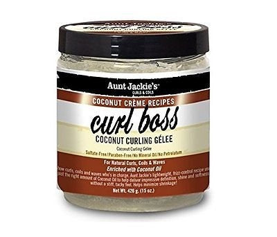 Aunt Jackie's Curl Boss Coconut Curling Lee  426 Gram