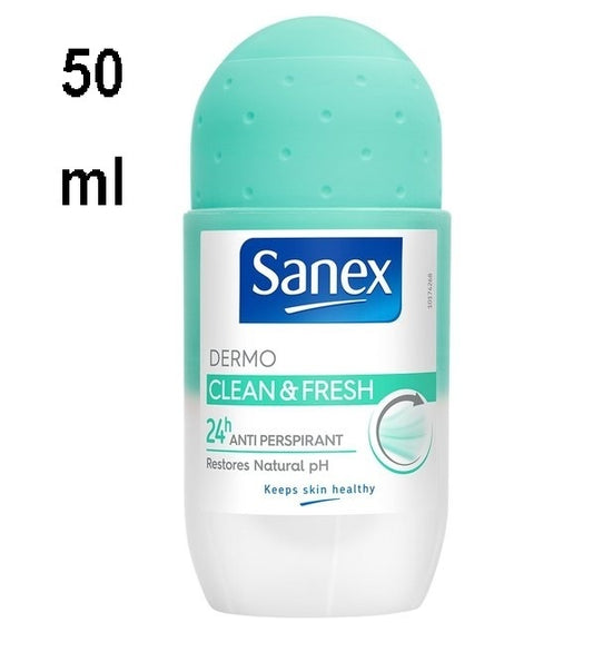 Sanex Deoroller Dermo Clean &  Fresh 50 Ml