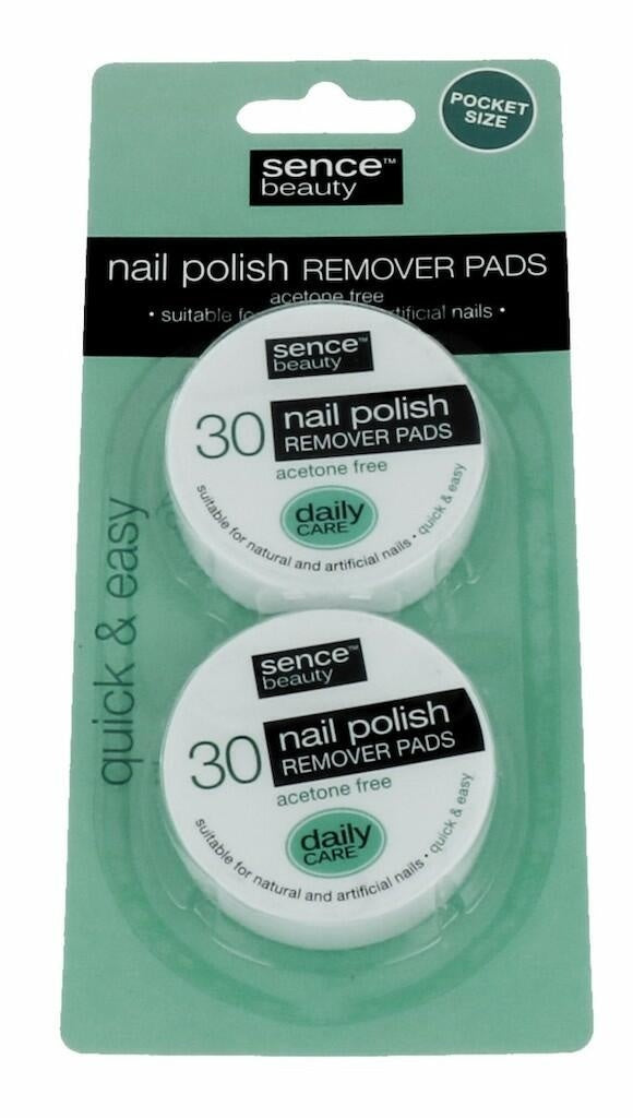 Sence Nagellak Remover Pads - 2x30 Stuks