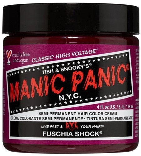 Manic Panic Semi Permanent - Hair Dye  Fuscia Shock  118ml