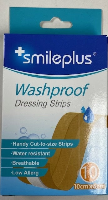 Smileplus Pleister - Washproof 10x6 Cm 10 Stuks