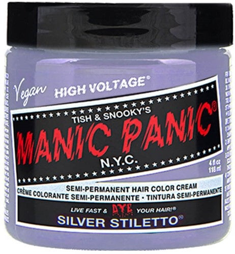 Manic Panic Semi Permanent - Hair Dye Silver Stiletto  118ml