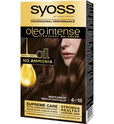 Syoss Oleo Intense  Haarverf - Mokkabruin 4-18