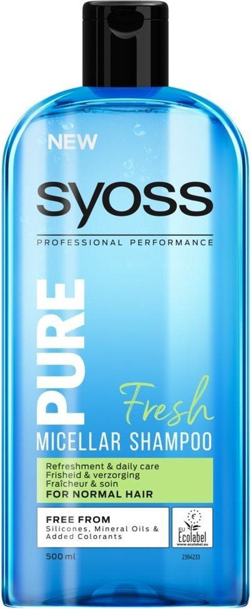 Syoss Pure Fresh - Micellar Shampoo 500ml