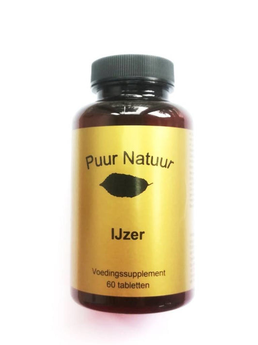 Puur Natuur Ijzer - 60 Tabletten