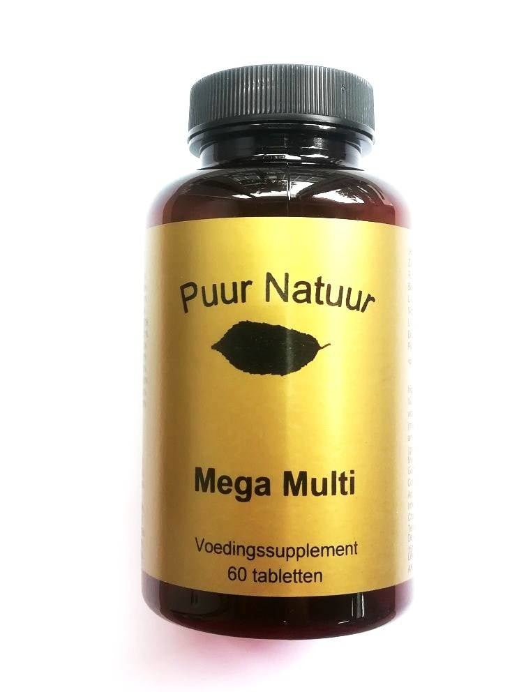 Puur Natuur Mega Multi - 60 Tabletten