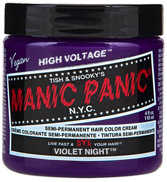 Manic Panic Semi Permanent - Hair Dye  Violet Night 118ml