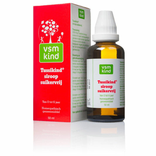 Vsm Kind - Tussikind Siroop Suikervrij 50ml