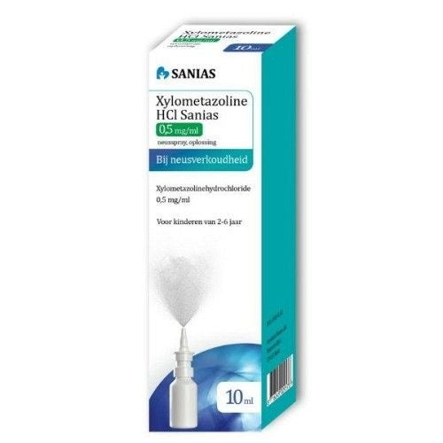 Sanias Neusspray 0,5mg Xylometazoline - 10 Ml