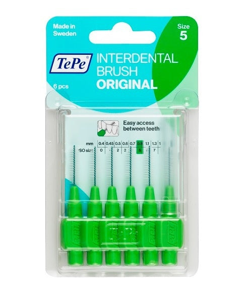 Tepe Original Groen 0,8mm - Interdentale Ragers 6 Stuks