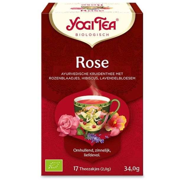 Yogi Tea Rose - Kruidenthee 17 Zakjes